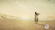 Violin on Beach - Seoul Photographer