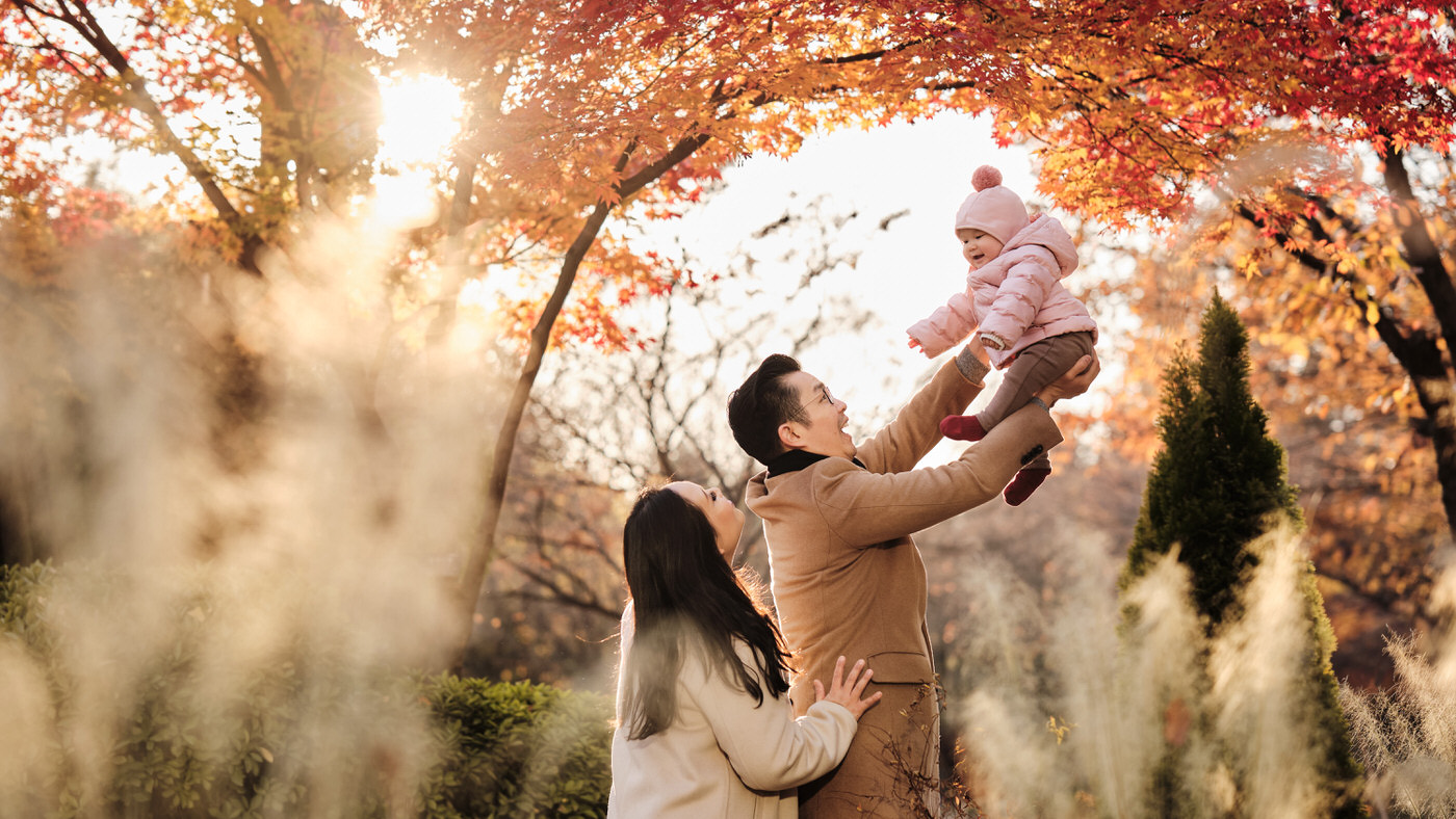 Seoul Forest Autumn - Family Photographer