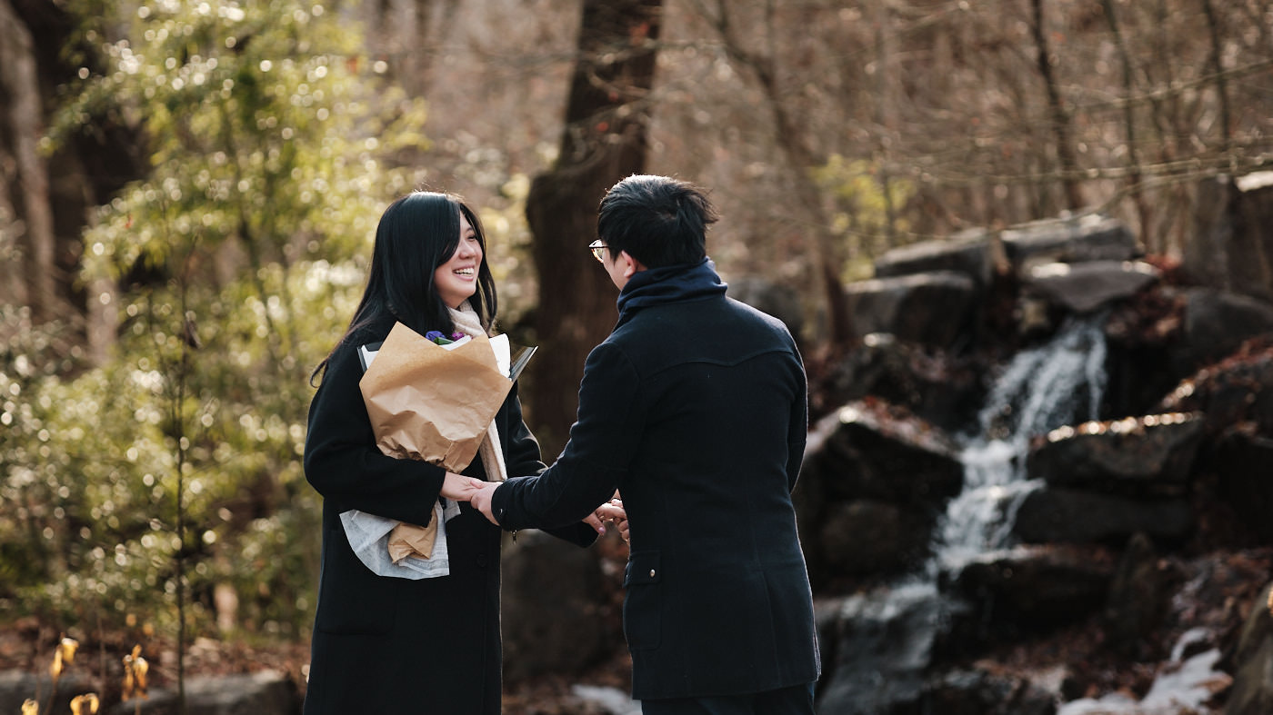Nami Island Proposal in Winter