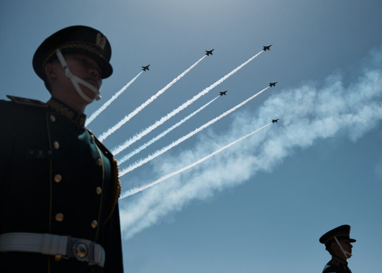 Black Eagles Flyover