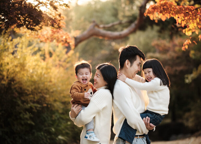 Autumn Family Photos in Seoul - Paik Ai