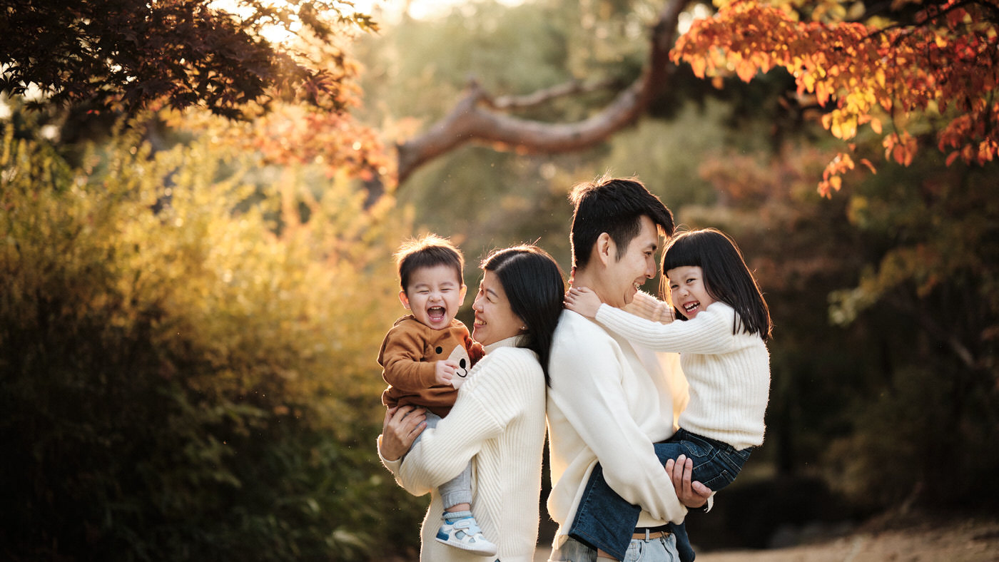 Autumn Family Photos in Seoul - Paik Ai