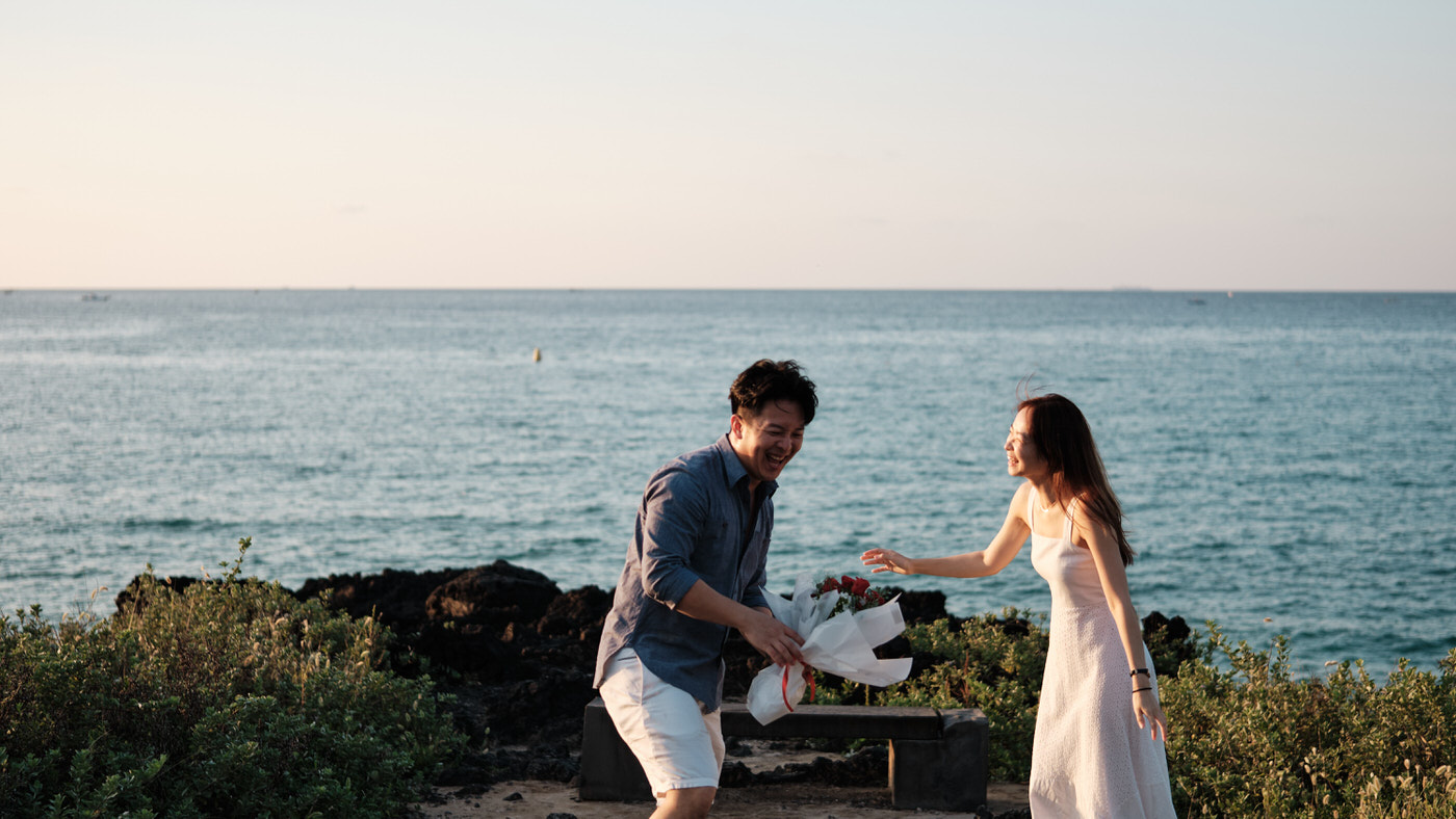 Proposal Re-Enactment - Jeju Island Photographer