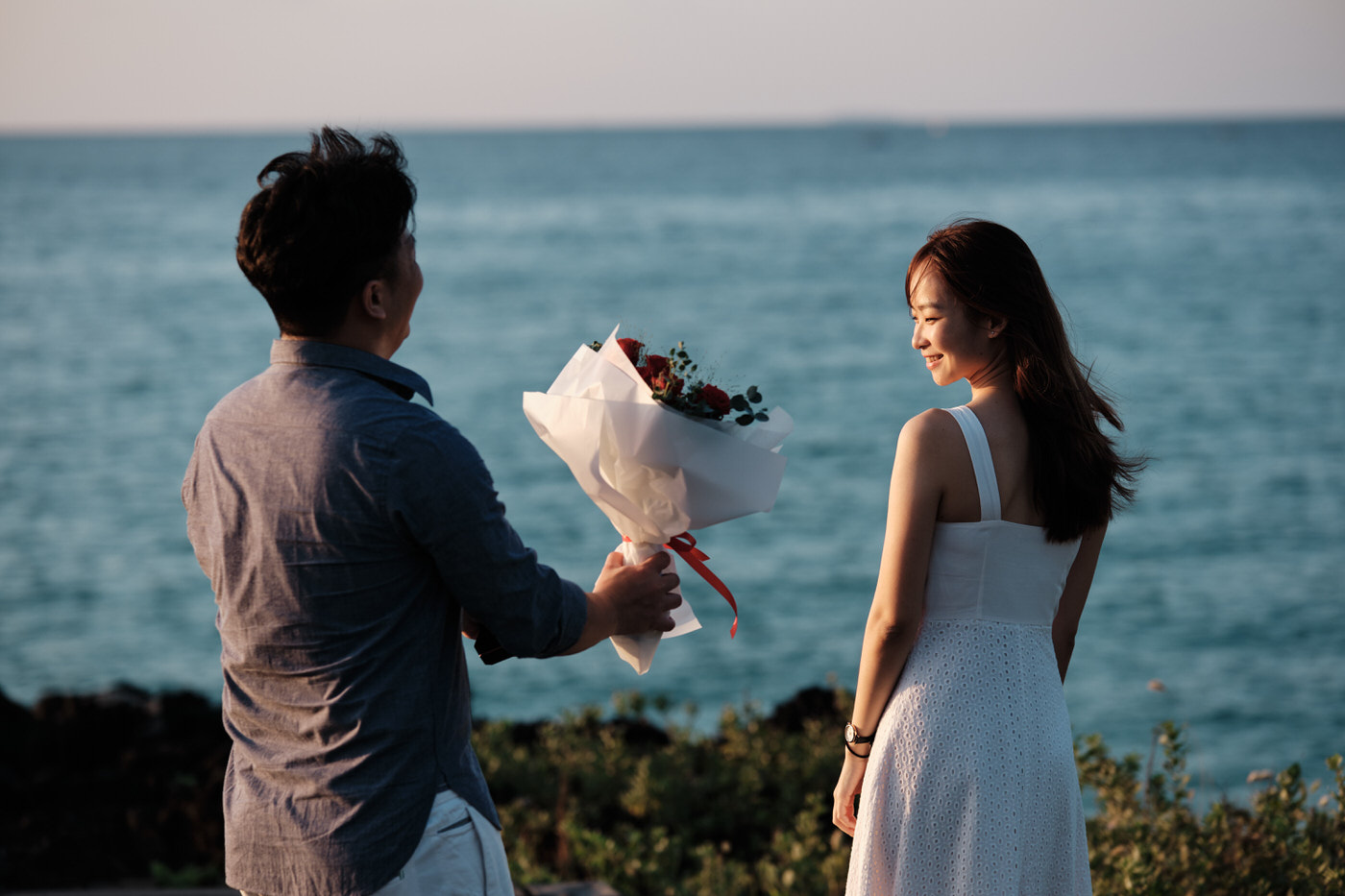 Perfect Proposal Moment - Hamdeok Beach