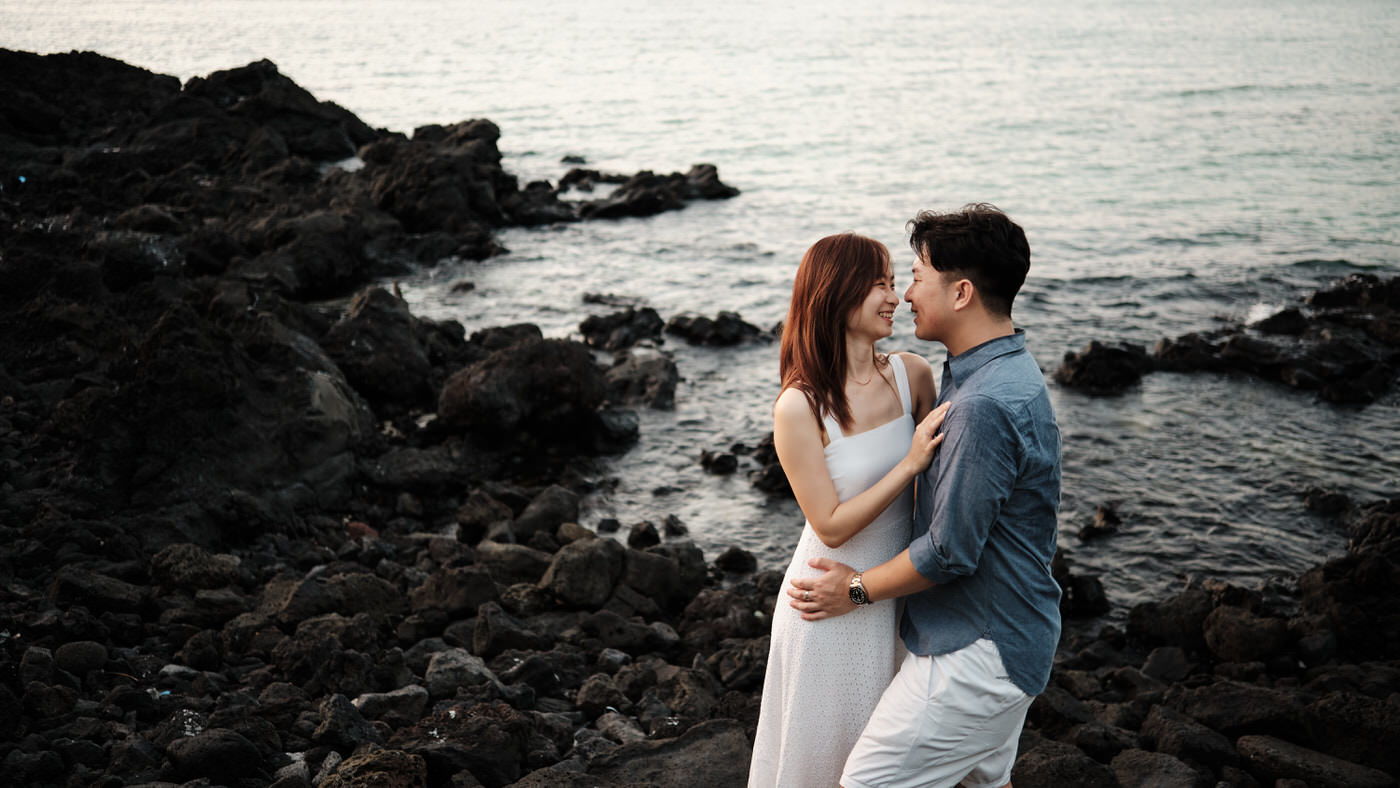 Sunset Pre-Wedding Photos - Jeju Island