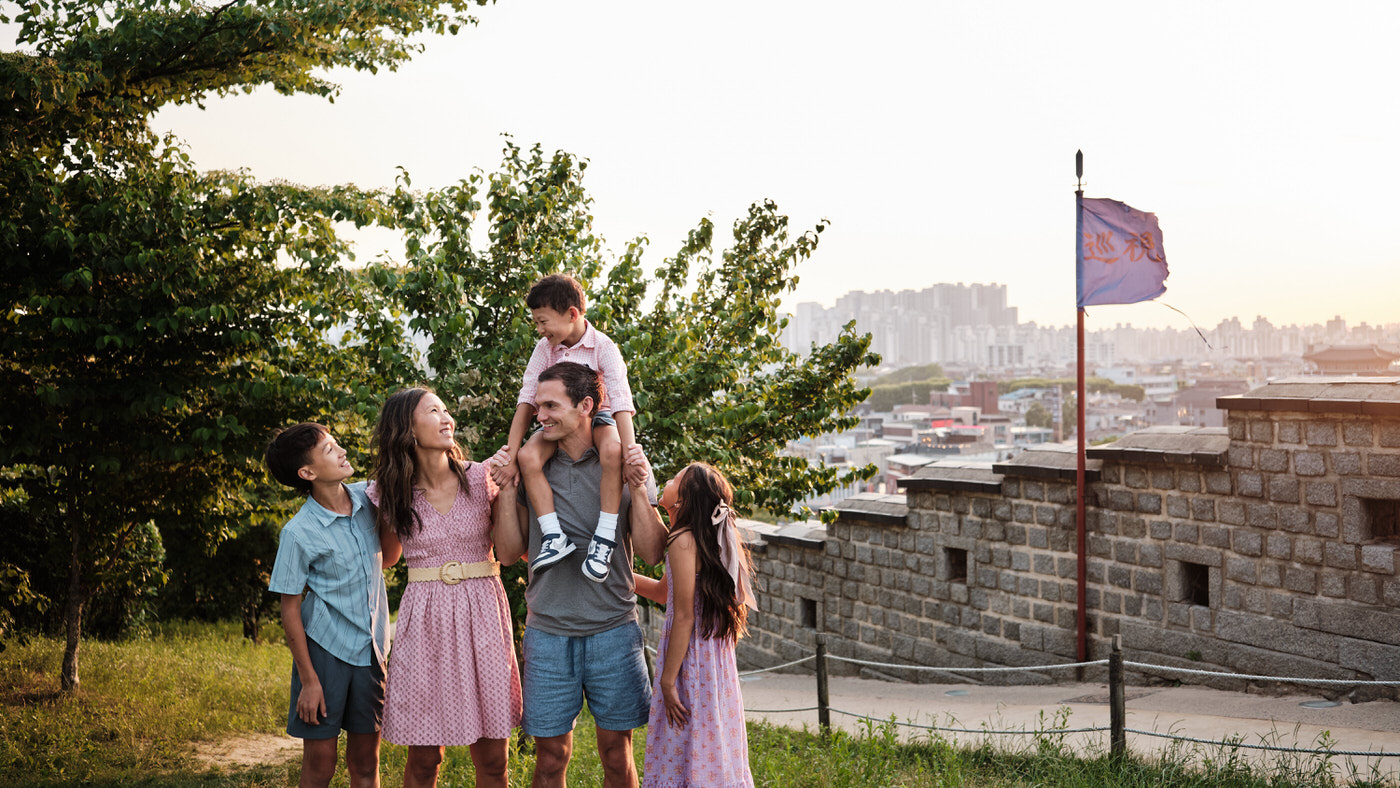 Family Photos at Suwon Hwaseong