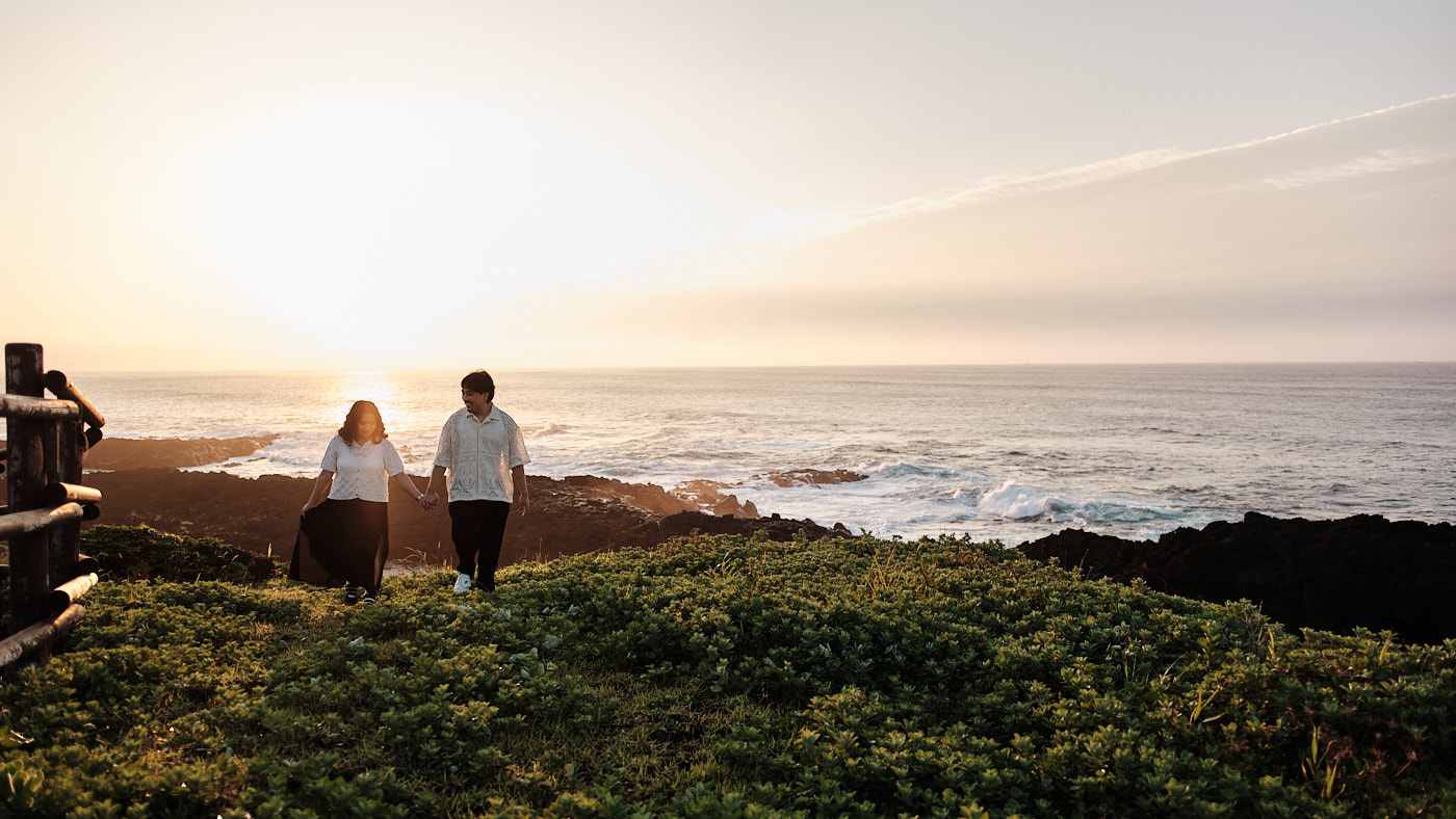 Sunrise Proposal and Pre-Wedding - Jeju Island Photographer
