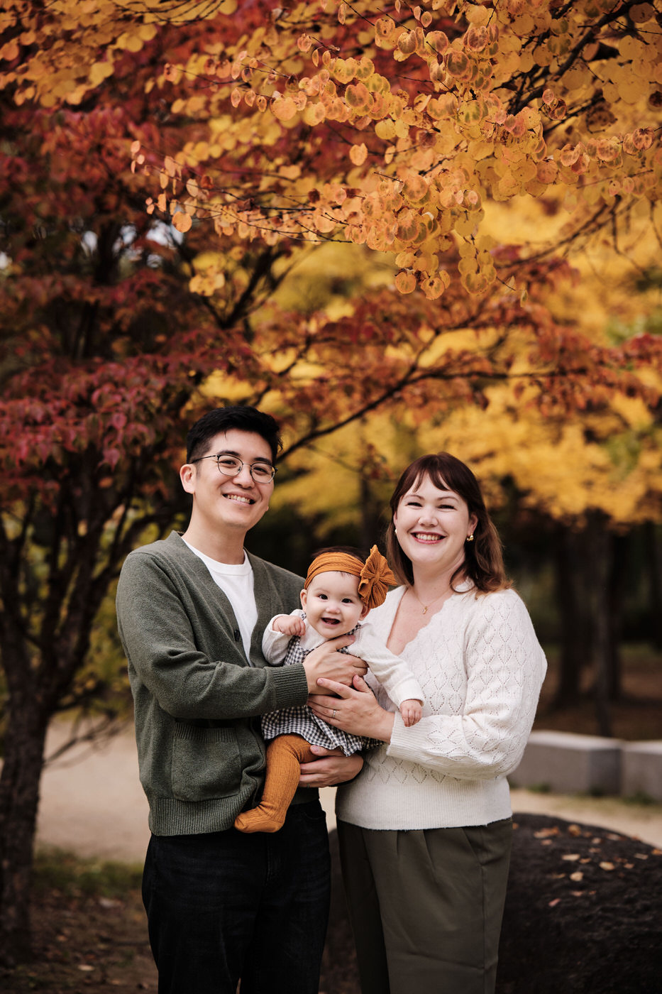 Autumn Family Photos in Seoul