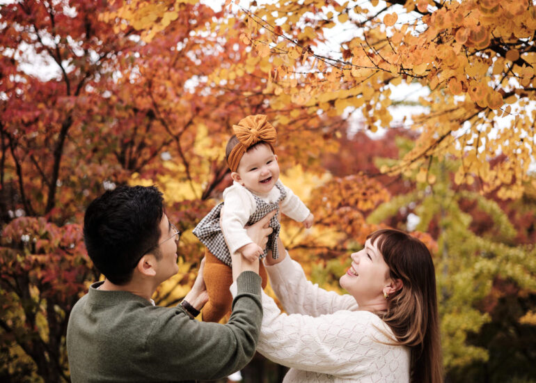 Seoul Family Photos in Fall