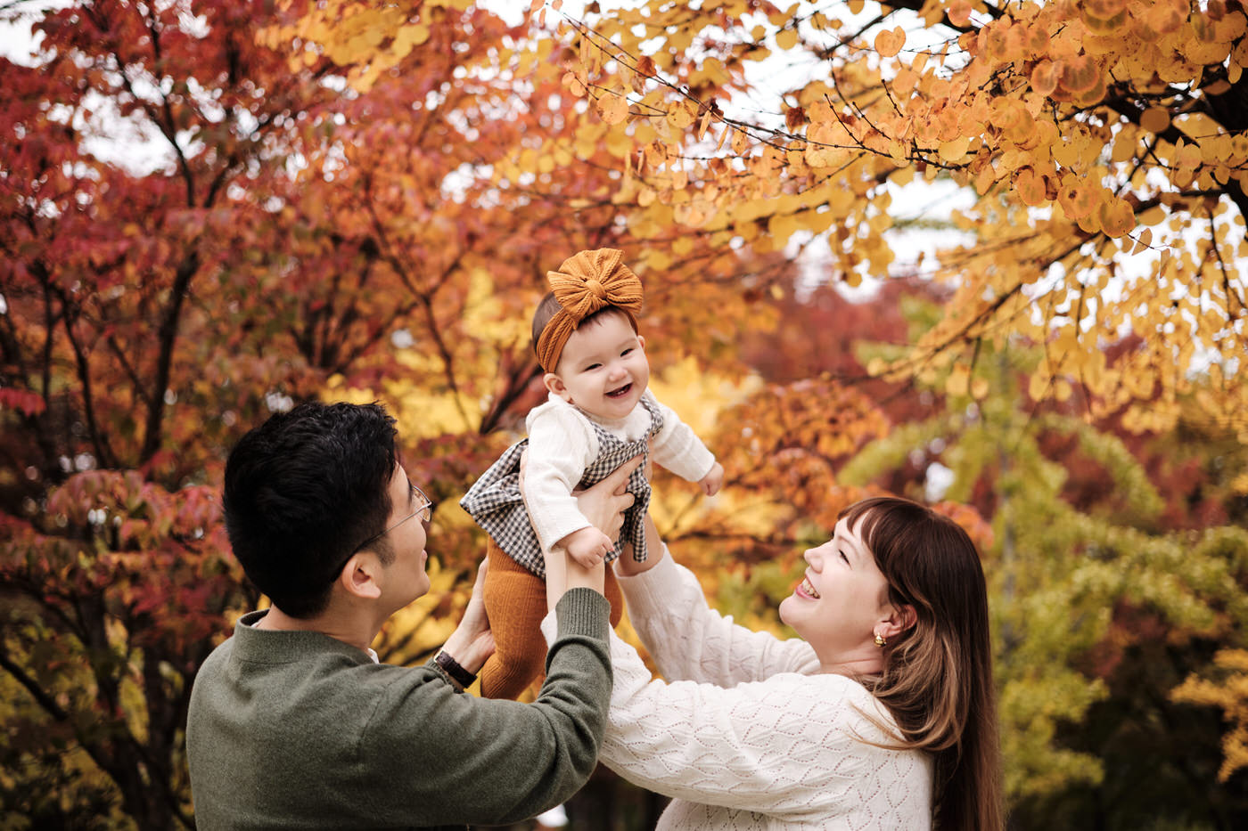 Seoul Family Photos in Fall